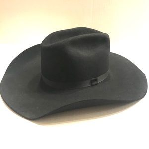 Justin Bent Rail Wool Cowboy Hat Size 7